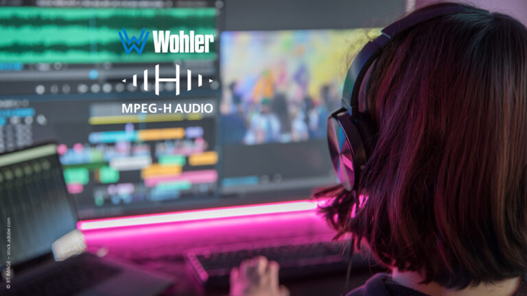 Wohler SDI for Fraunhofer MPEG-H Audio Rendering